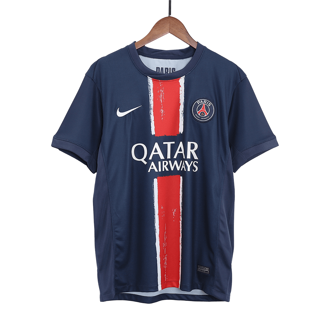 O.DEMBÉLÉ #10 PSG Home Football Shirt 2024/25 Navy - UCL