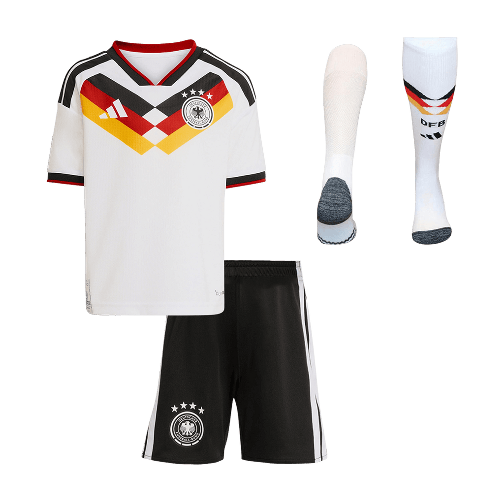 Kid's Germany Home Football Shirt Kit(Jersey+Shorts+Socks) 2026
