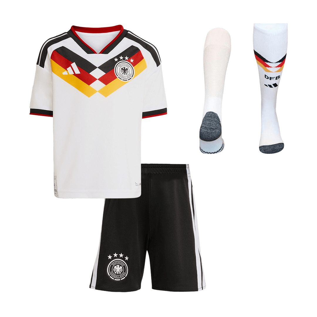 Kid's Germany Home Football Shirt Kit(Jersey+Shorts+Socks) 2026