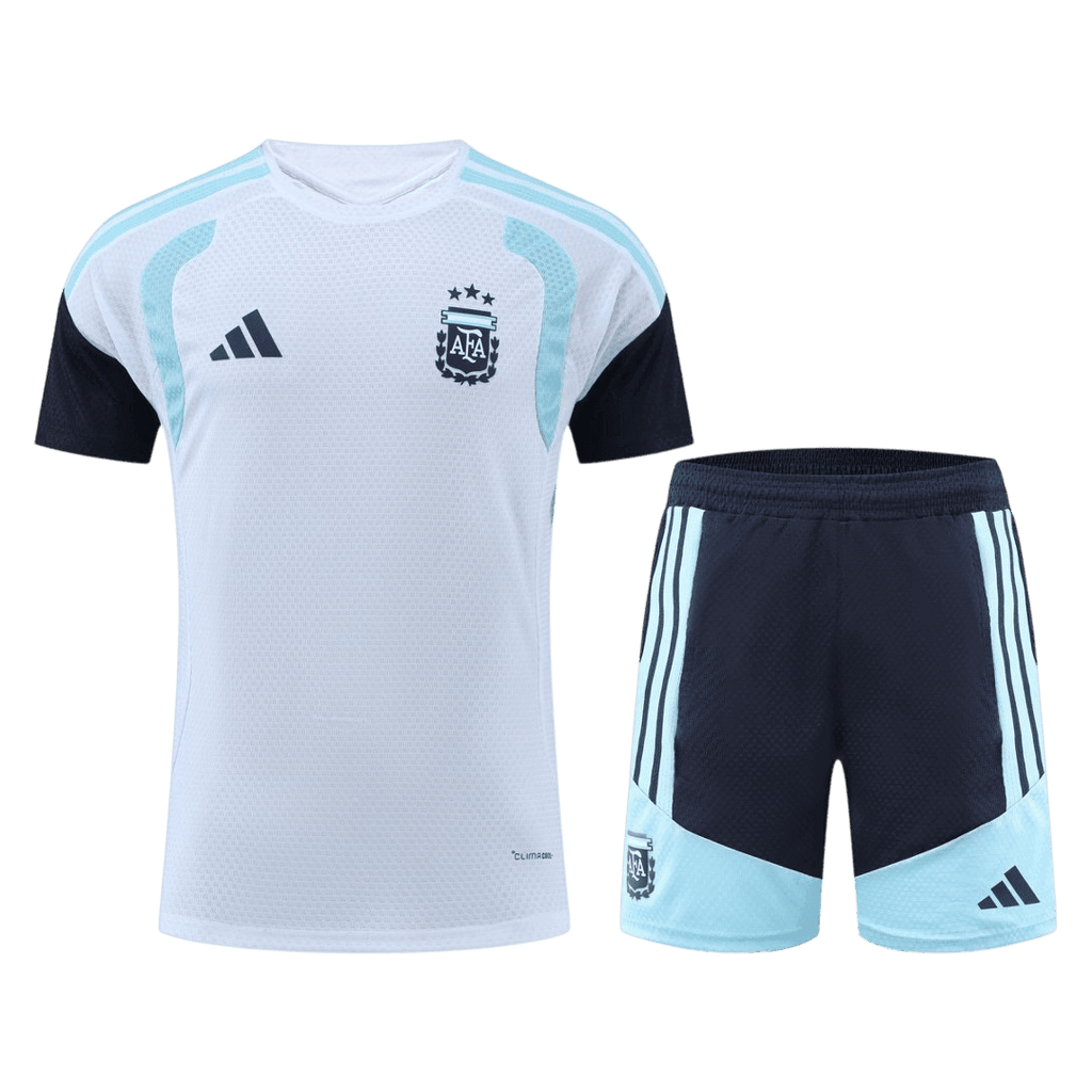 Argentina Pre-Match Soccer Jersey Kit(Jersey+Shorts) 2026