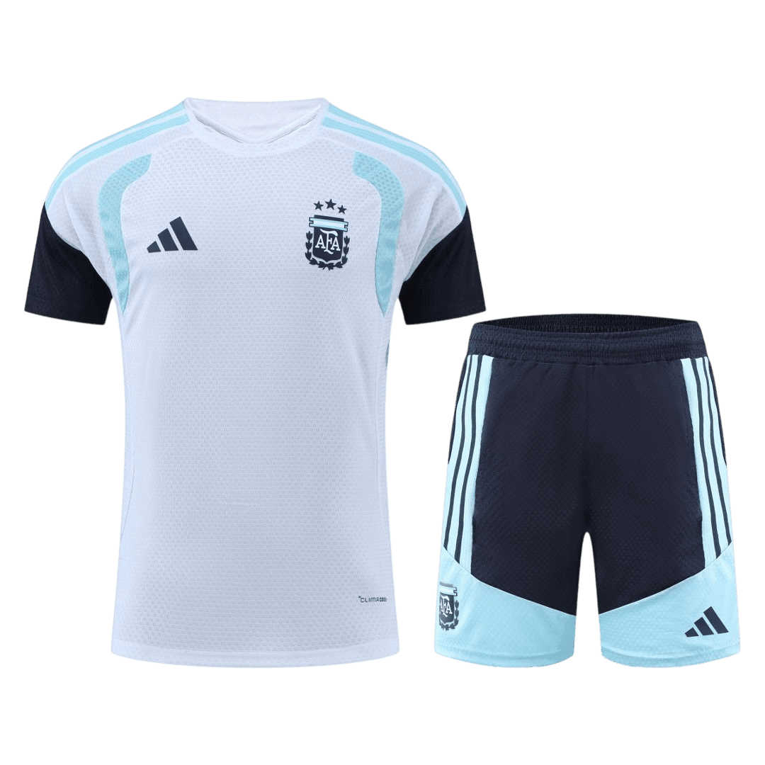 Argentina Pre-Match Soccer Jersey Kit(Jersey+Shorts) 2026