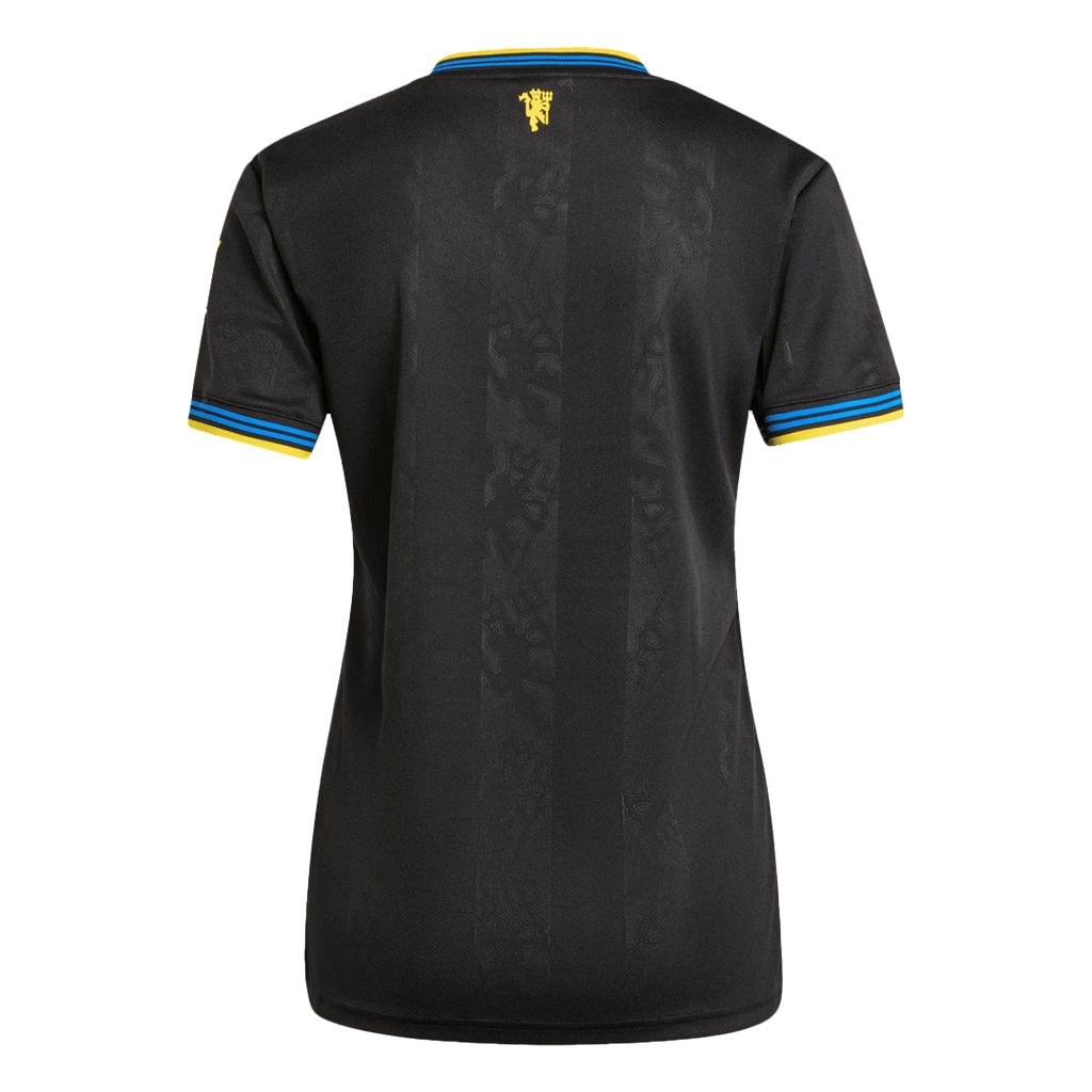 Women's Manchester United Third Away Football Shirt 2025/26 Black