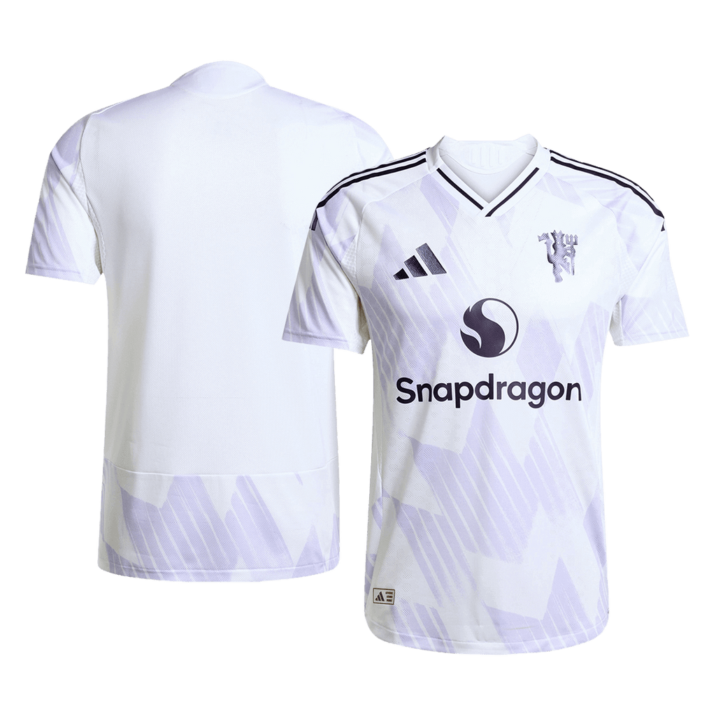 Player Version Manchester United Away Football Shirt 2025/26 White