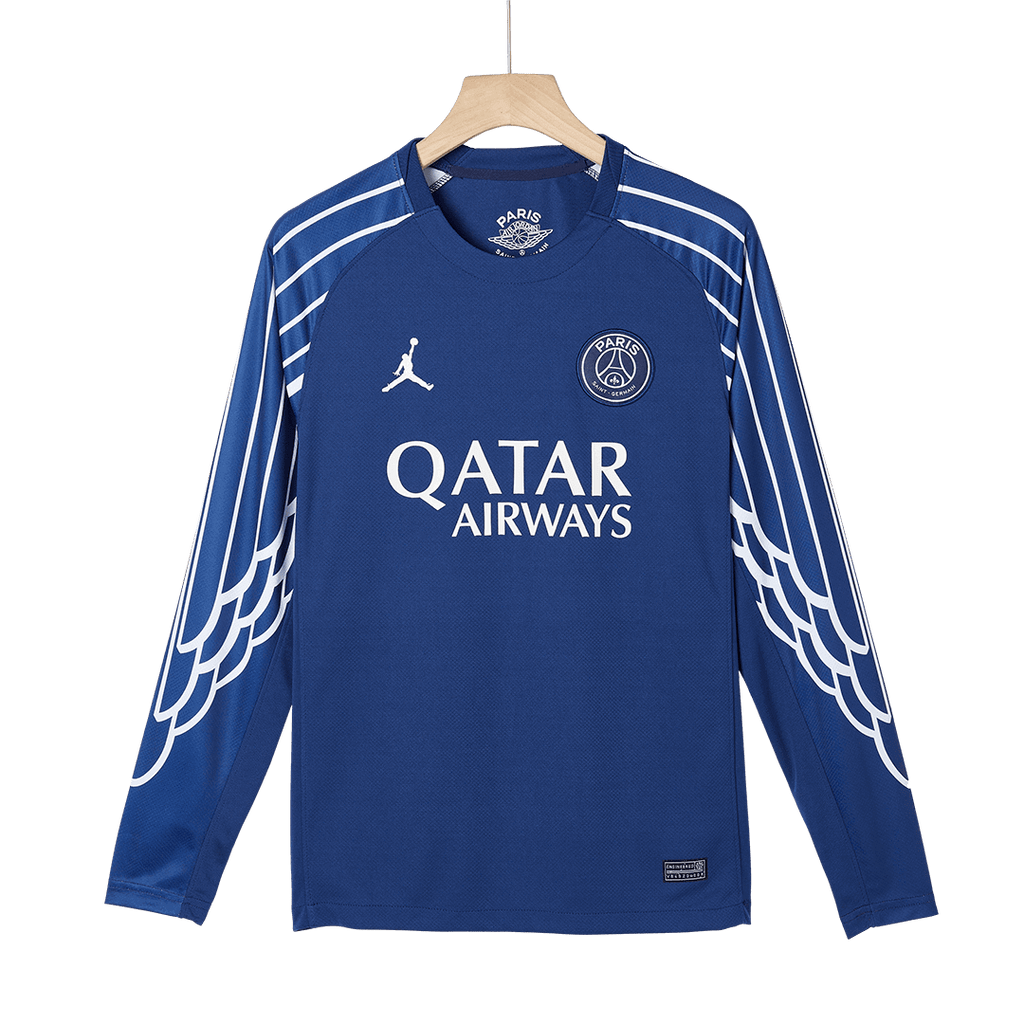 PSG Fourth Away Long Sleeve Football Shirt 2024/25 Navy