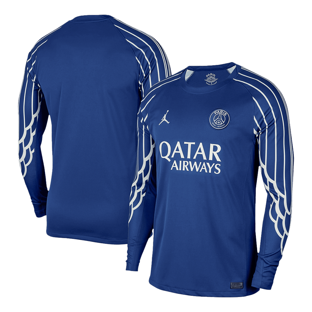 PSG Fourth Away Long Sleeve Football Shirt 2024/25 Navy