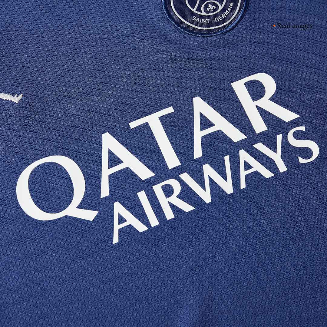 Kid's PSG Fourth Away Football Shirt Kit(Jersey+Shorts) 2024/25 Navy