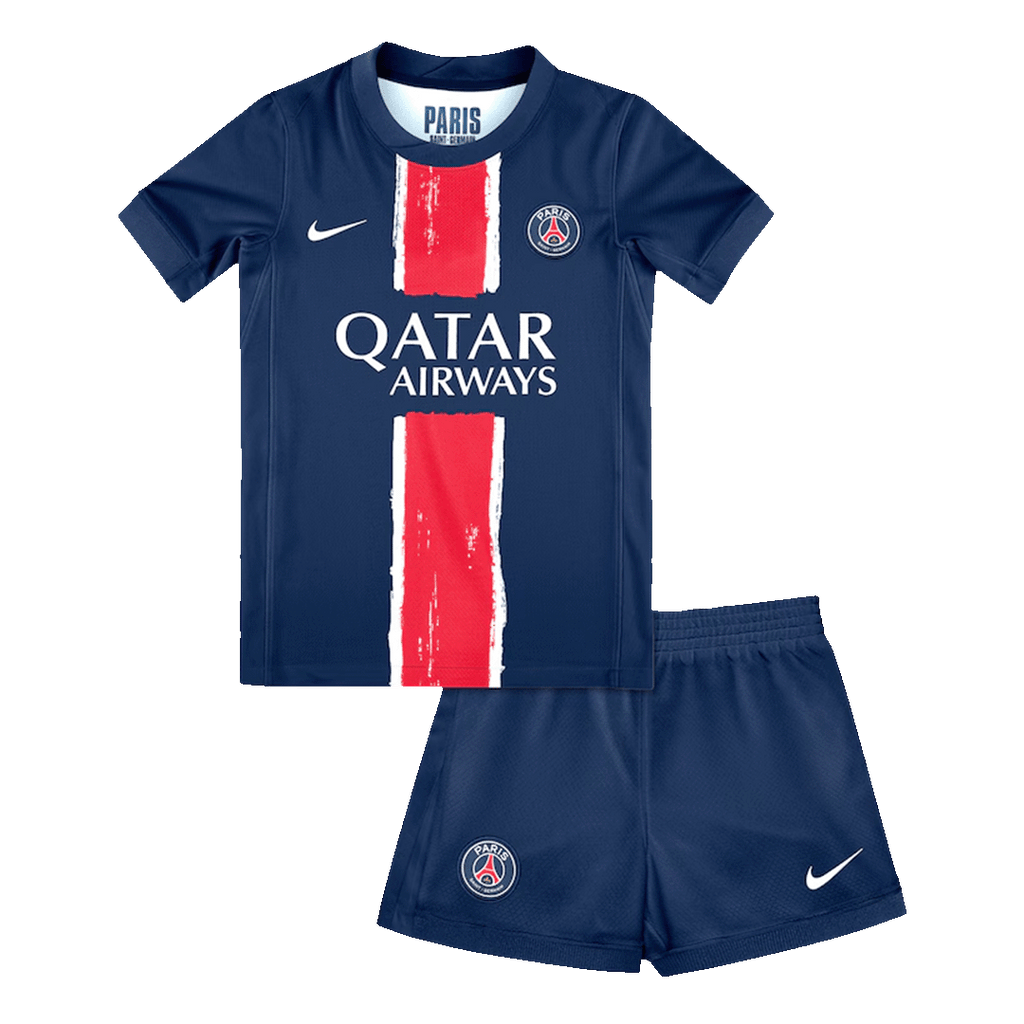 Kid's PSG Home Football Shirt Kit(Jersey+Shorts) 2024/25