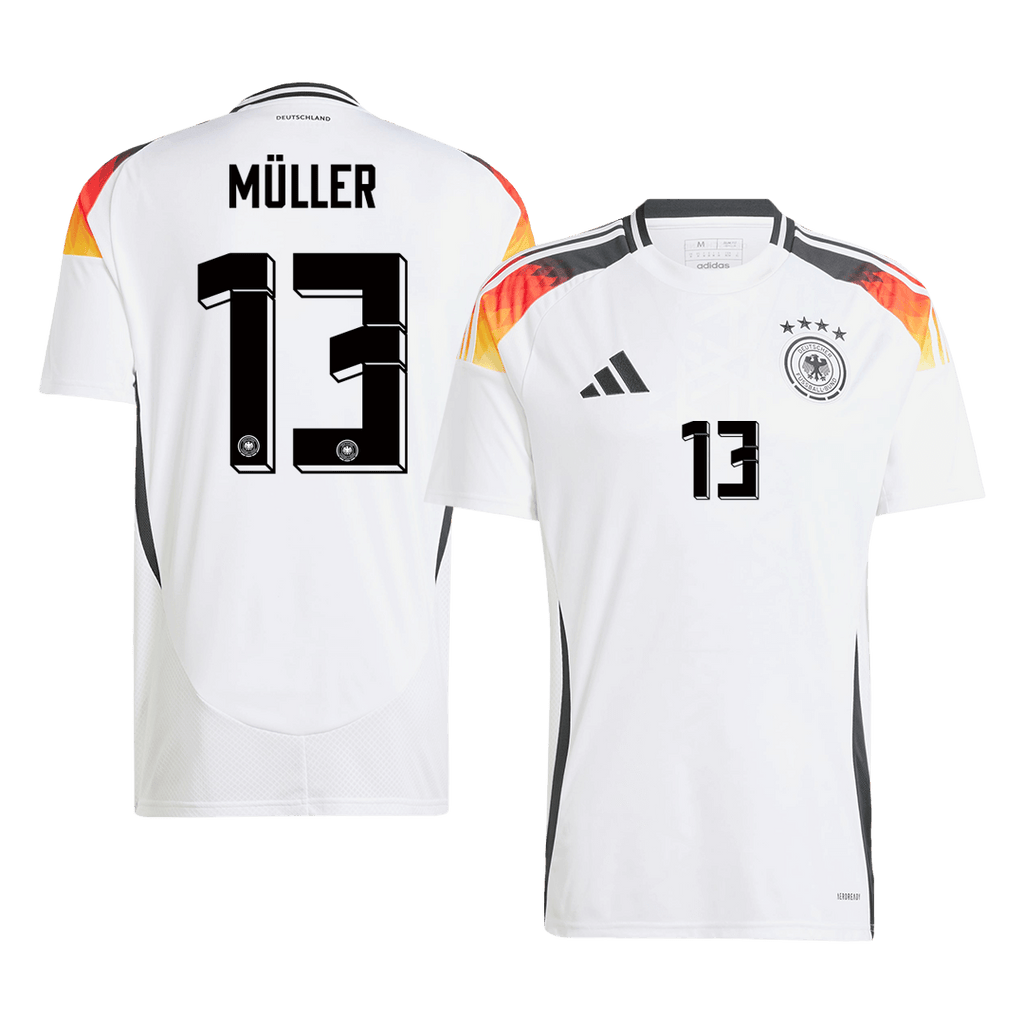 MÜLLER #13 Germany Home Football Shirt Euro 2024