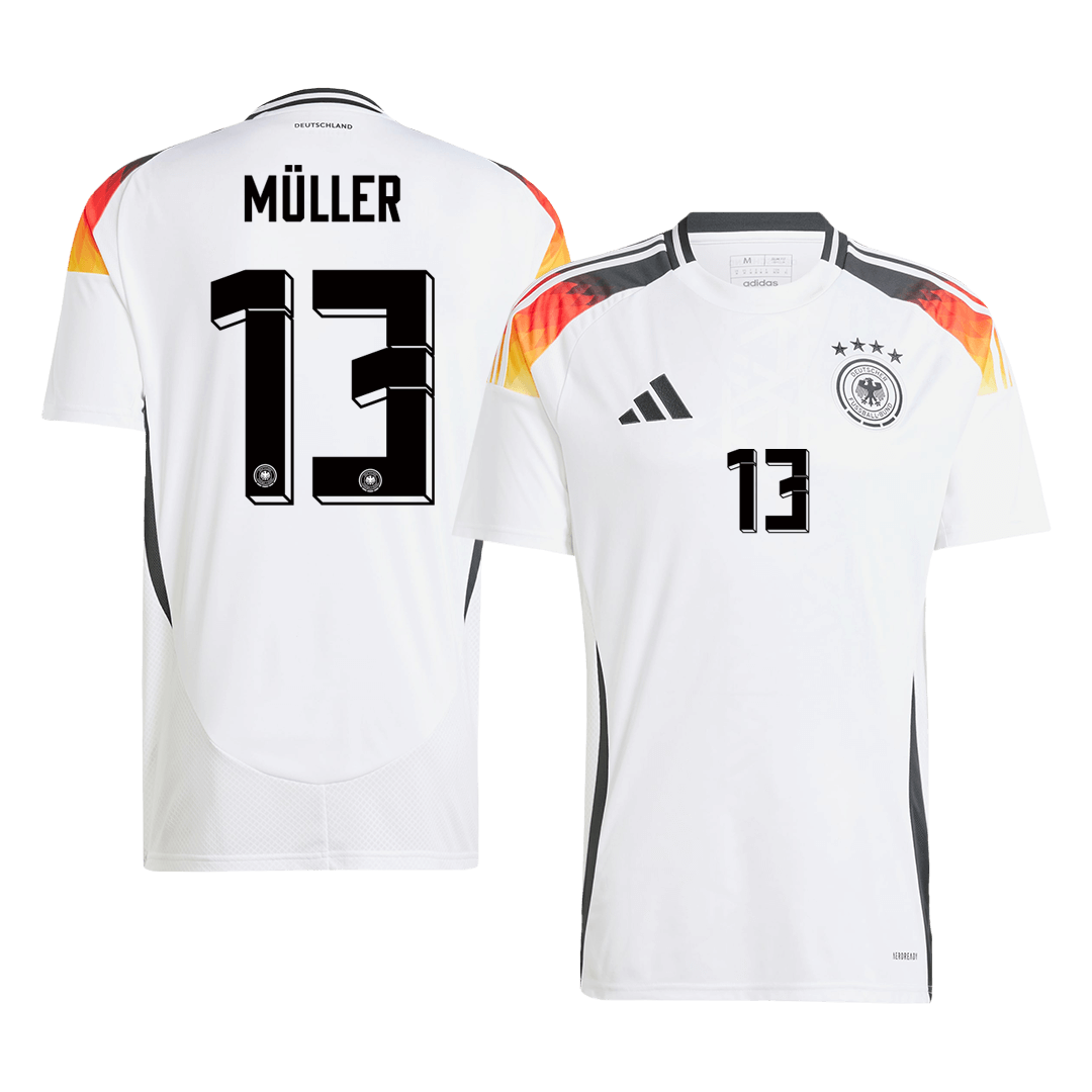 MÜLLER #13 Germany Home Football Shirt Euro 2024