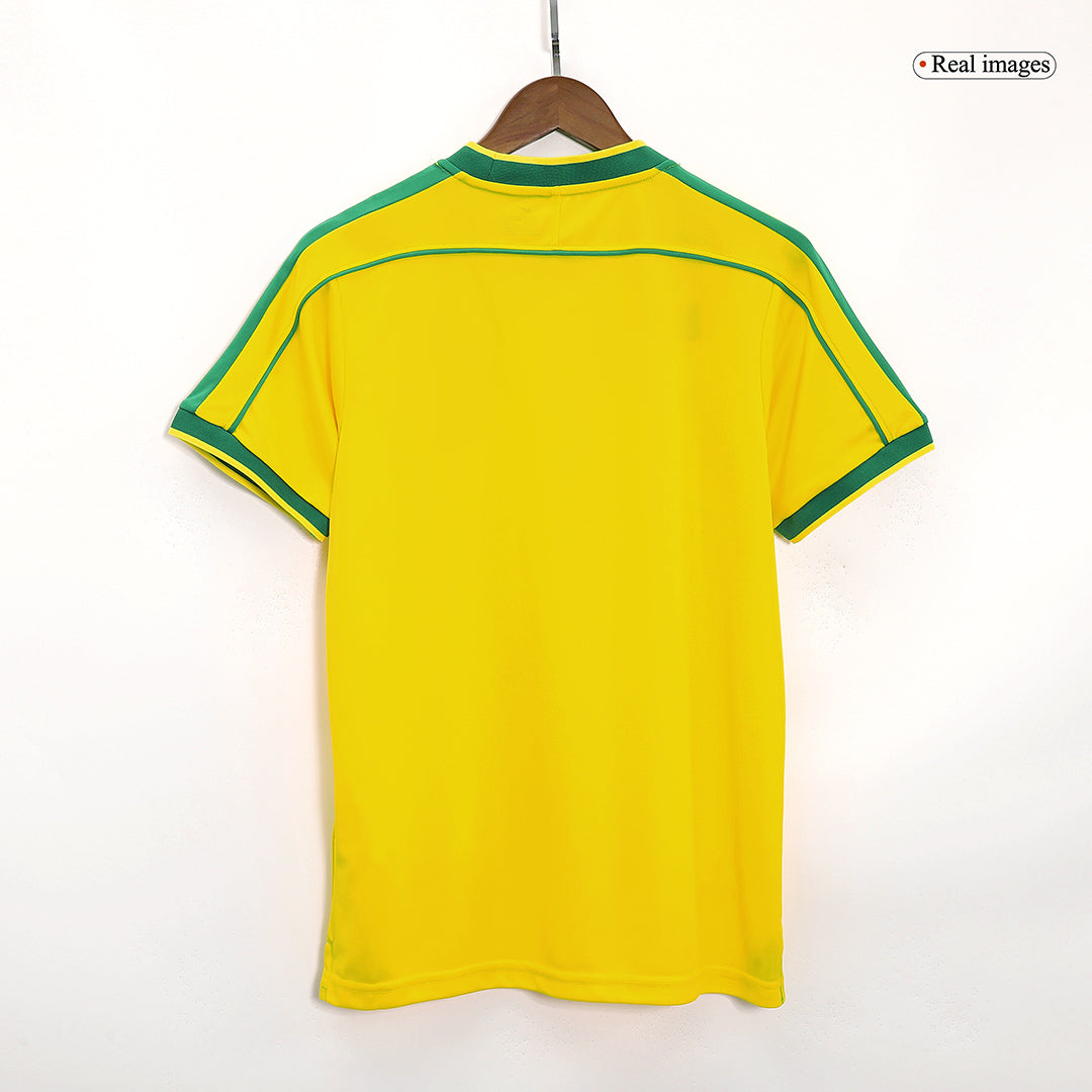 Retro 1998 Brazil Home Football Shirt