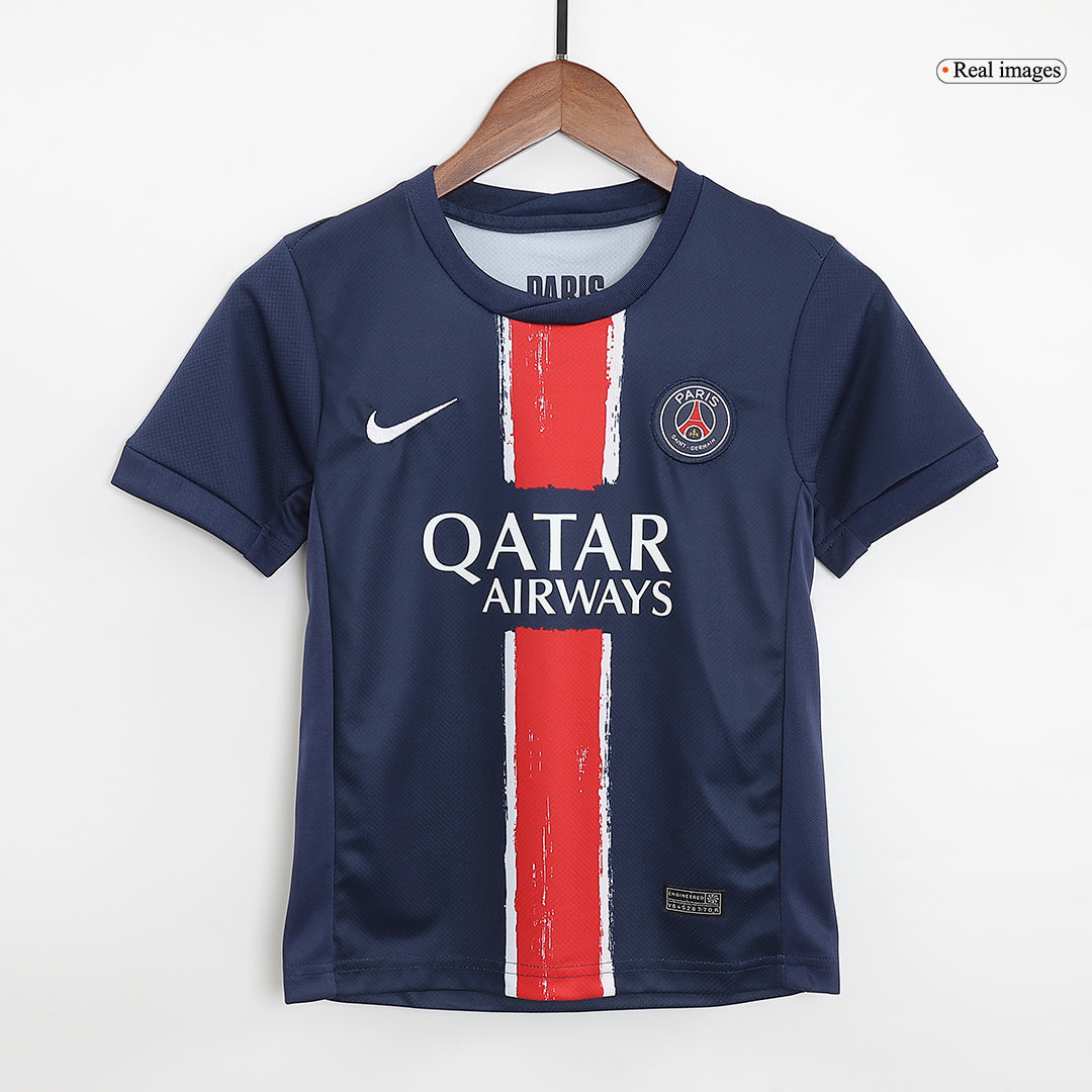 Kid's PSG Home Football Shirt Kit(Jersey+Shorts) 2024/25
