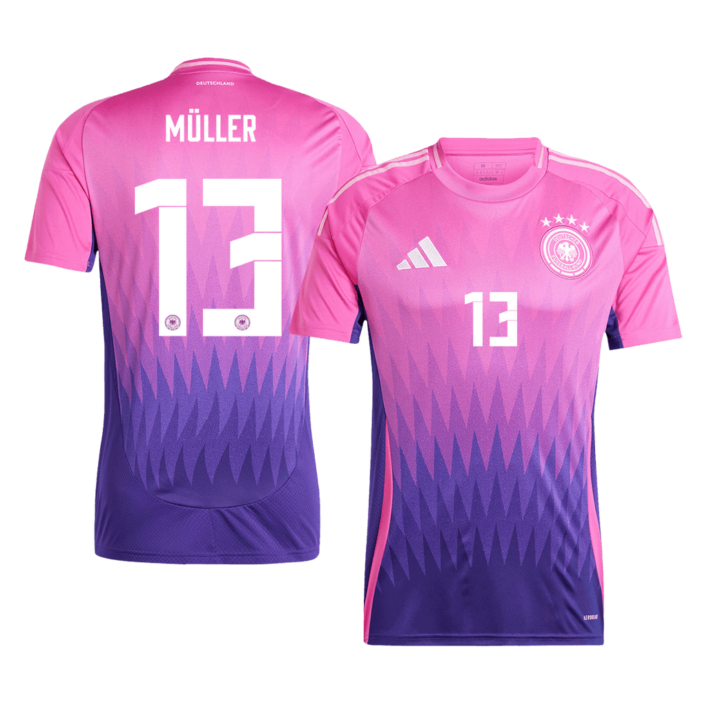 MÜLLER#13 Germany Away Football Shirt Euro 2024