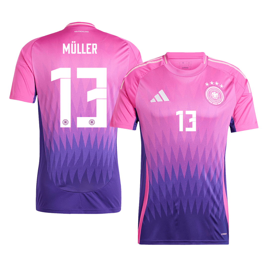 MÜLLER#13 Germany Away Football Shirt Euro 2024