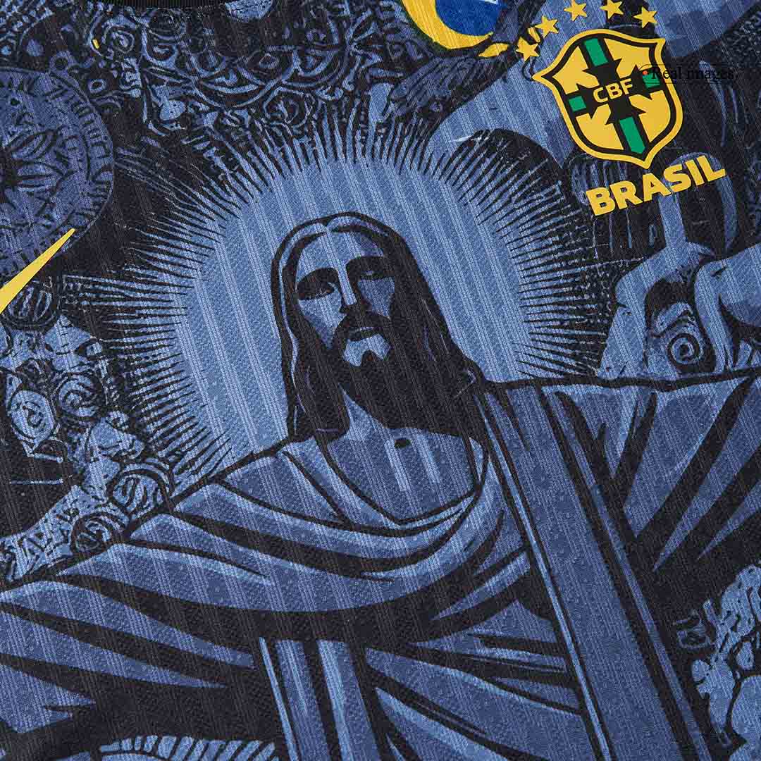Player Version Brazil Jesus Football Shirt 2024