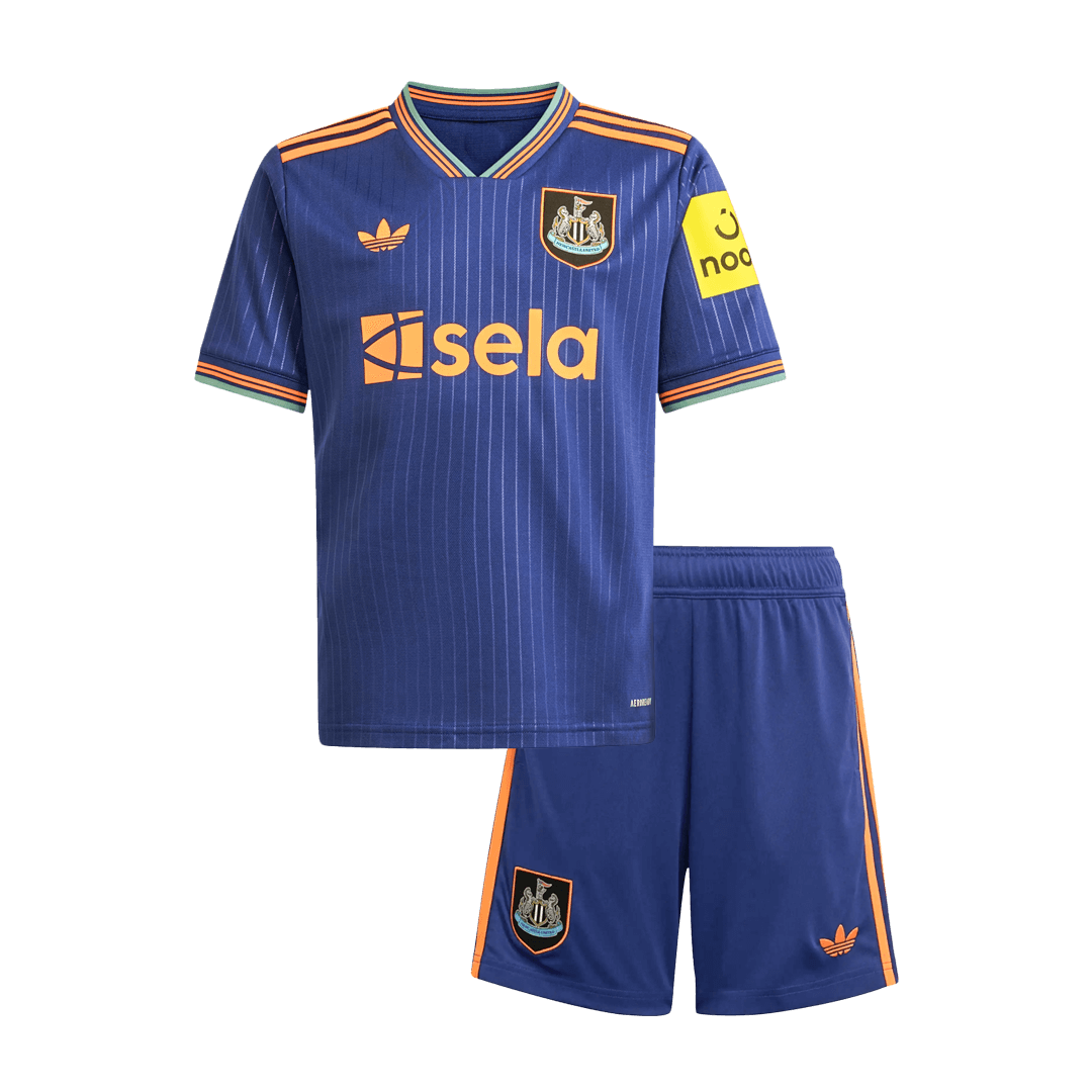 Kid's Newcastle United Third Away Football Shirt Kit(Jersey+Shorts) 2025/26