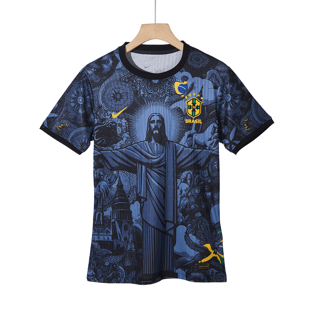 Player Version Brazil Jesus Football Shirt 2024