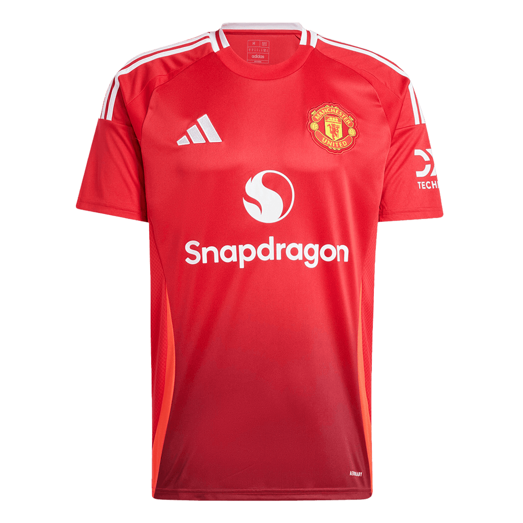 Manchester United Home Football Shirt 2024/25 — Fan Replica | Free UK Delivery