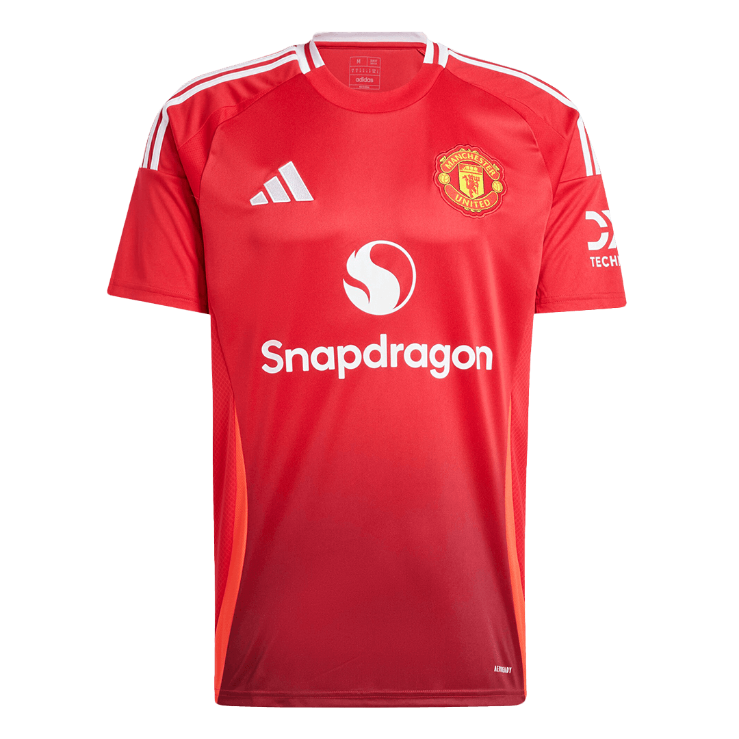 Manchester United Home Football Shirt 2024/25 — Fan Replica | Free UK Delivery