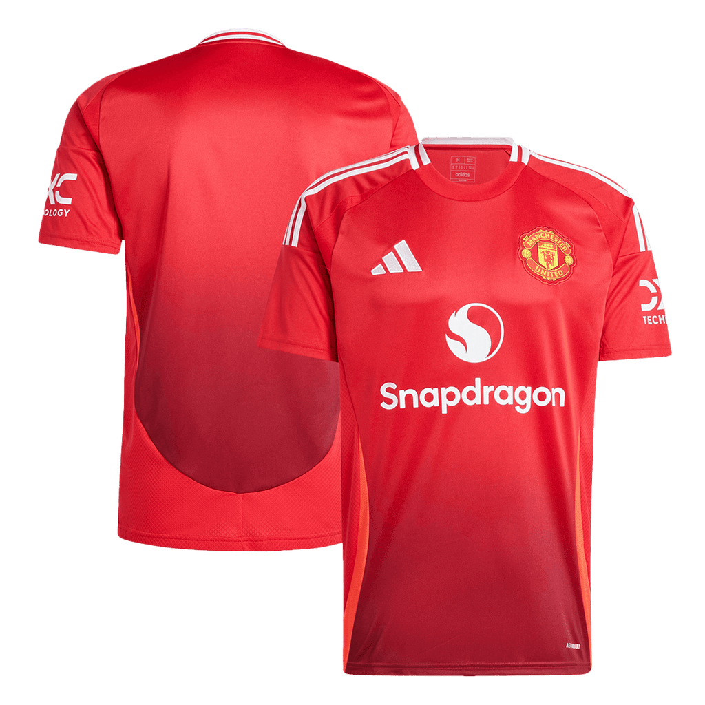 Manchester United Home Football Shirt 2024/25 — Fan Replica | Free UK Delivery