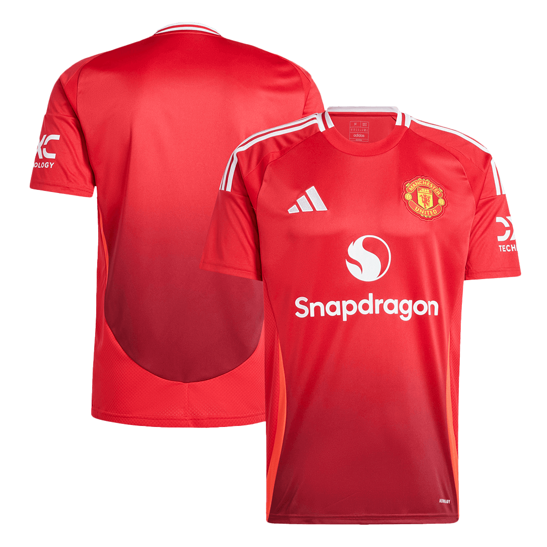 Manchester United Home Football Shirt 2024/25 — Fan Replica | Free UK Delivery