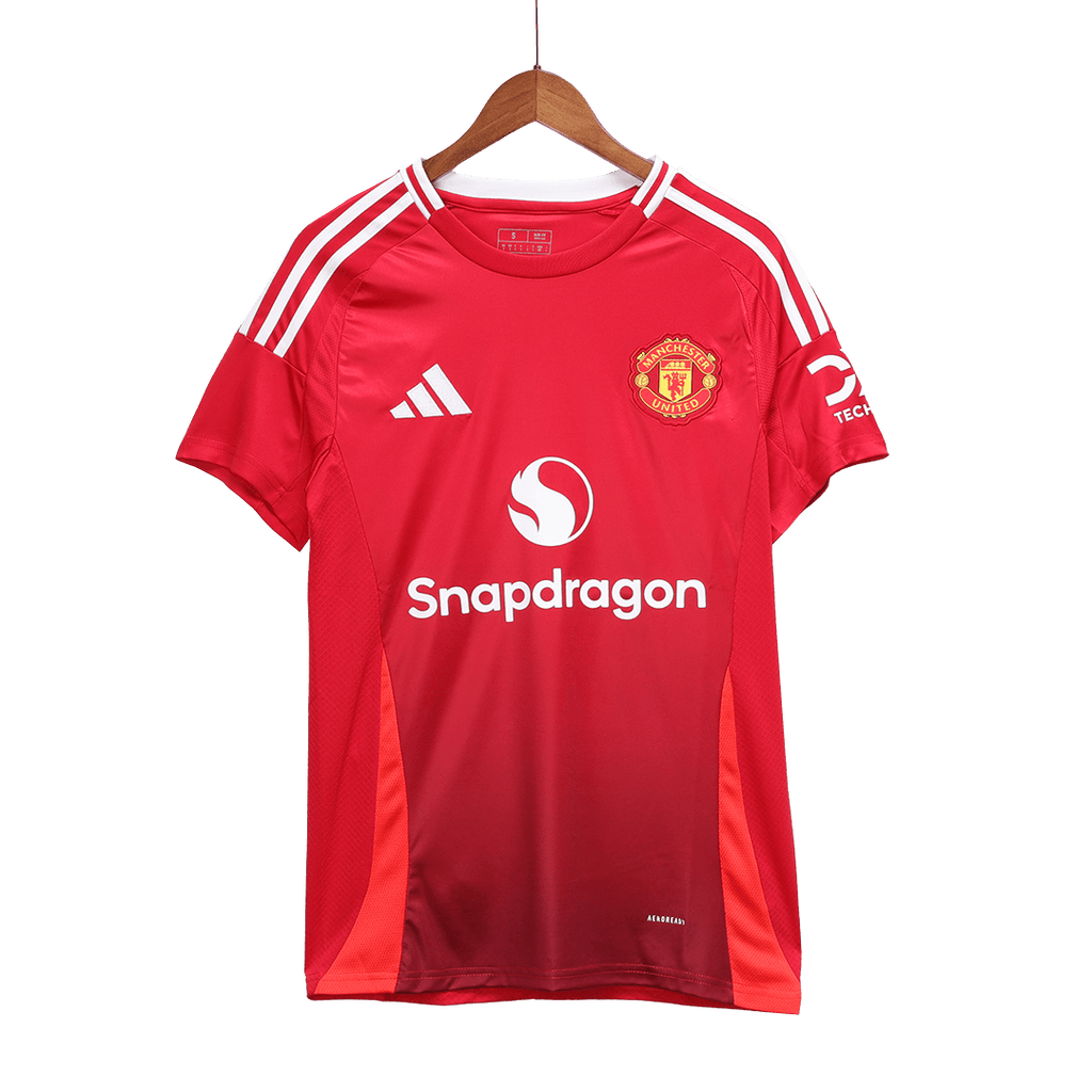 Manchester United Home Football Shirt 2024/25 — Fan Replica | Free UK Delivery