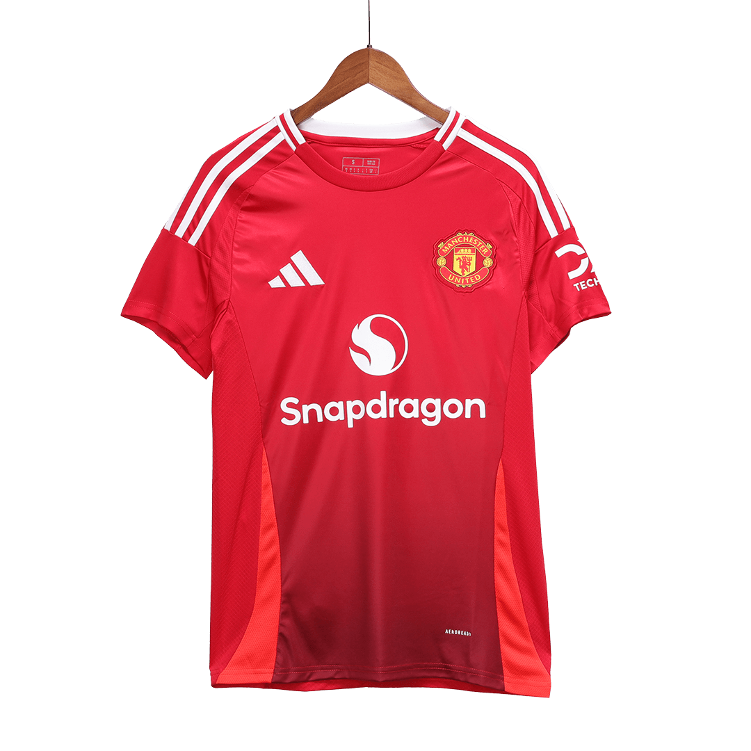 Manchester United Home Football Shirt 2024/25 — Fan Replica | Free UK Delivery