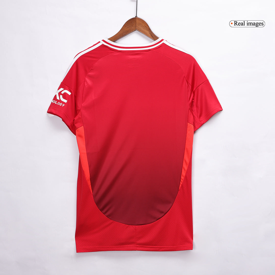 Manchester United Home Football Shirt 2024/25 — Fan Replica | Free UK Delivery
