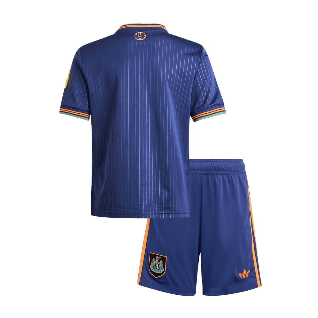 Kid's Newcastle United Third Away Football Shirt Kit(Jersey+Shorts) 2025/26