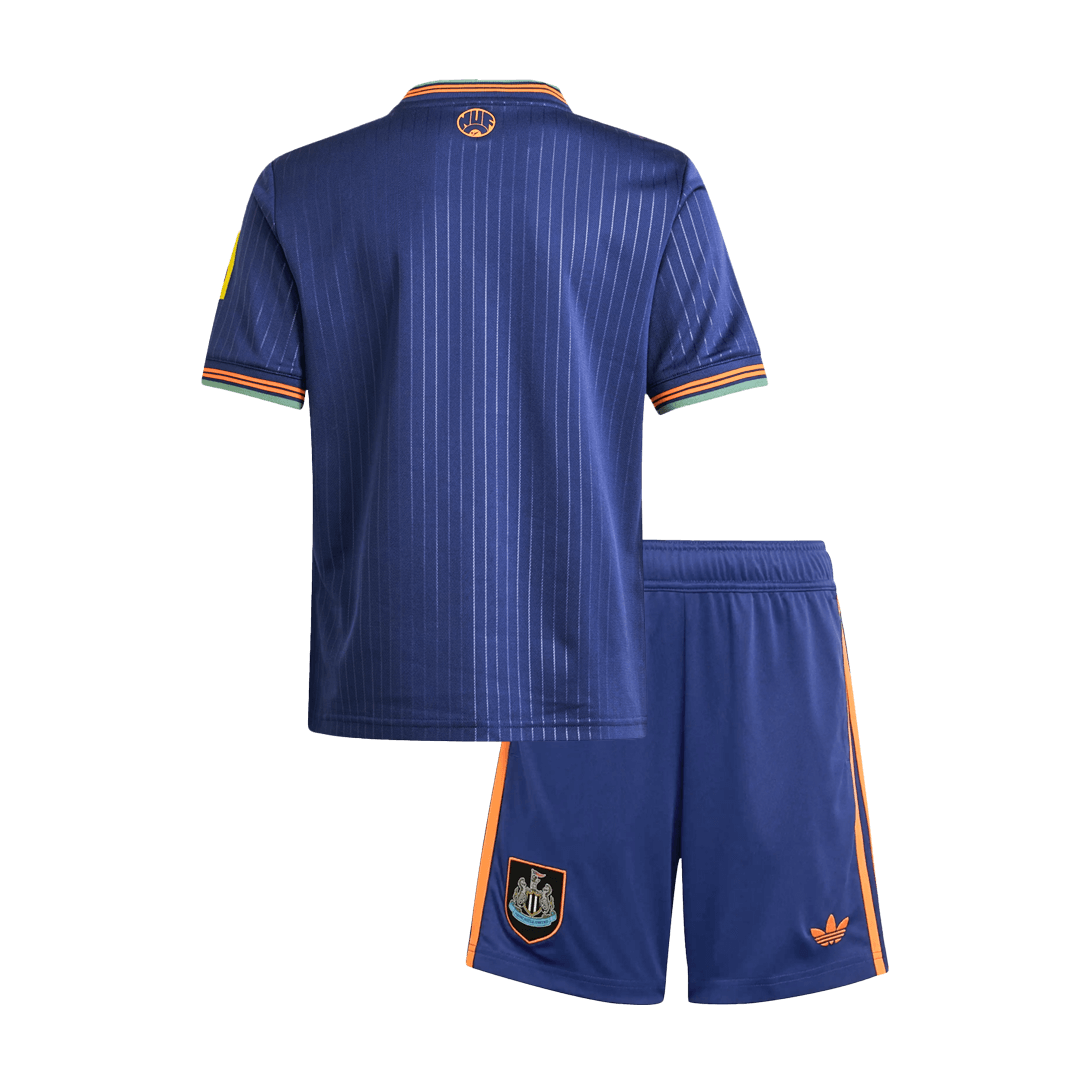Kid's Newcastle United Third Away Football Shirt Kit(Jersey+Shorts) 2025/26
