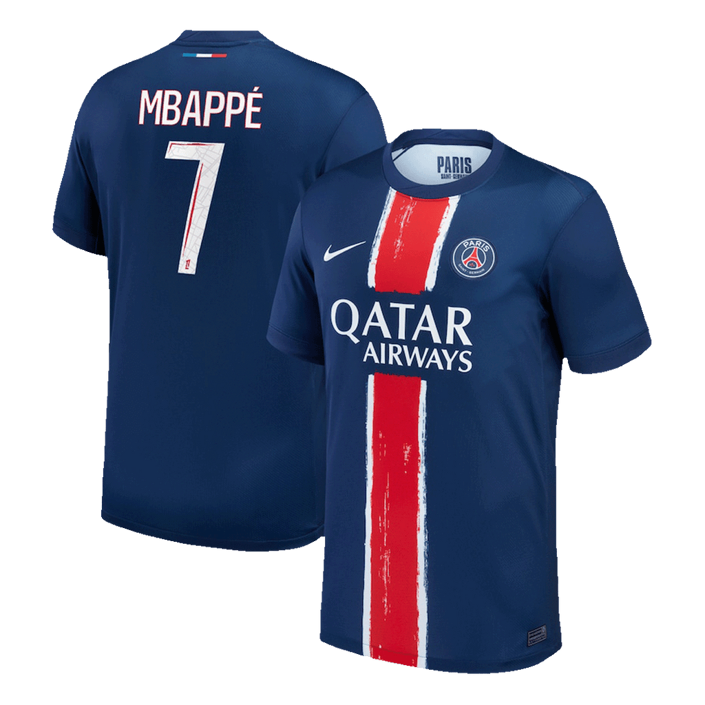 MBAPPÉ #7 PSG Home Football Shirt 2024/25