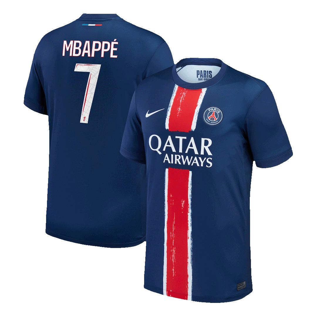 MBAPPÉ #7 PSG Home Football Shirt 2024/25