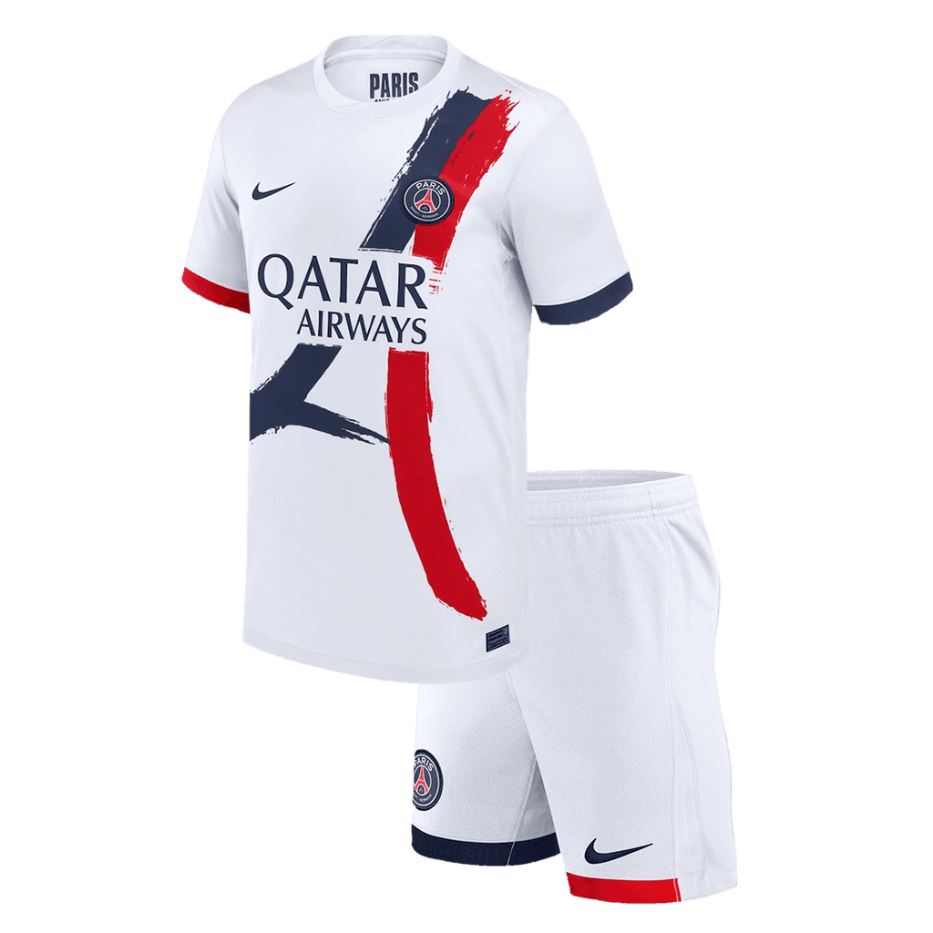 Kid's PSG Away Football Shirt Kit(Jersey+Shorts)