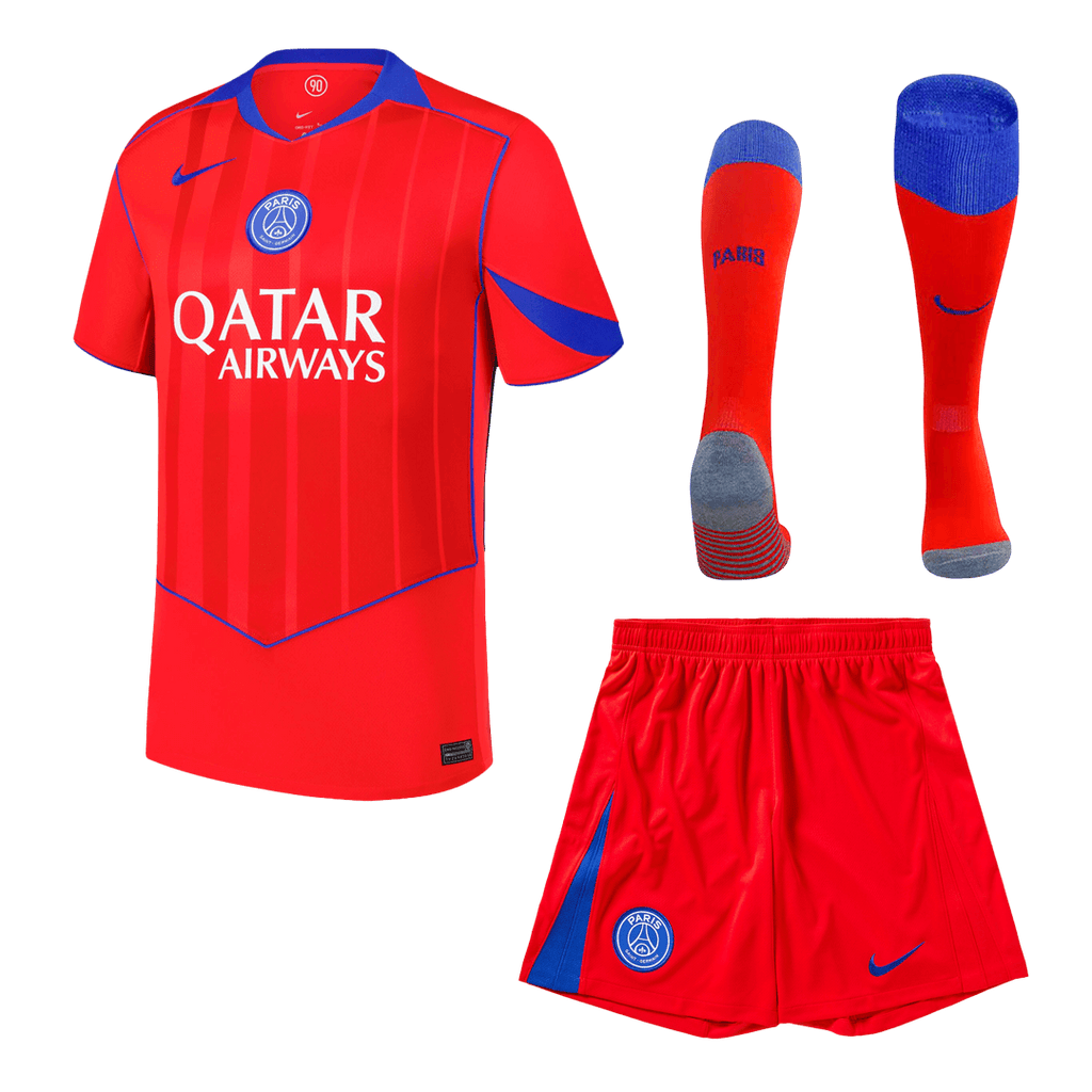 PSG Third Away Football Shirt Kit(Jersey+Shorts+Socks) 2025/26