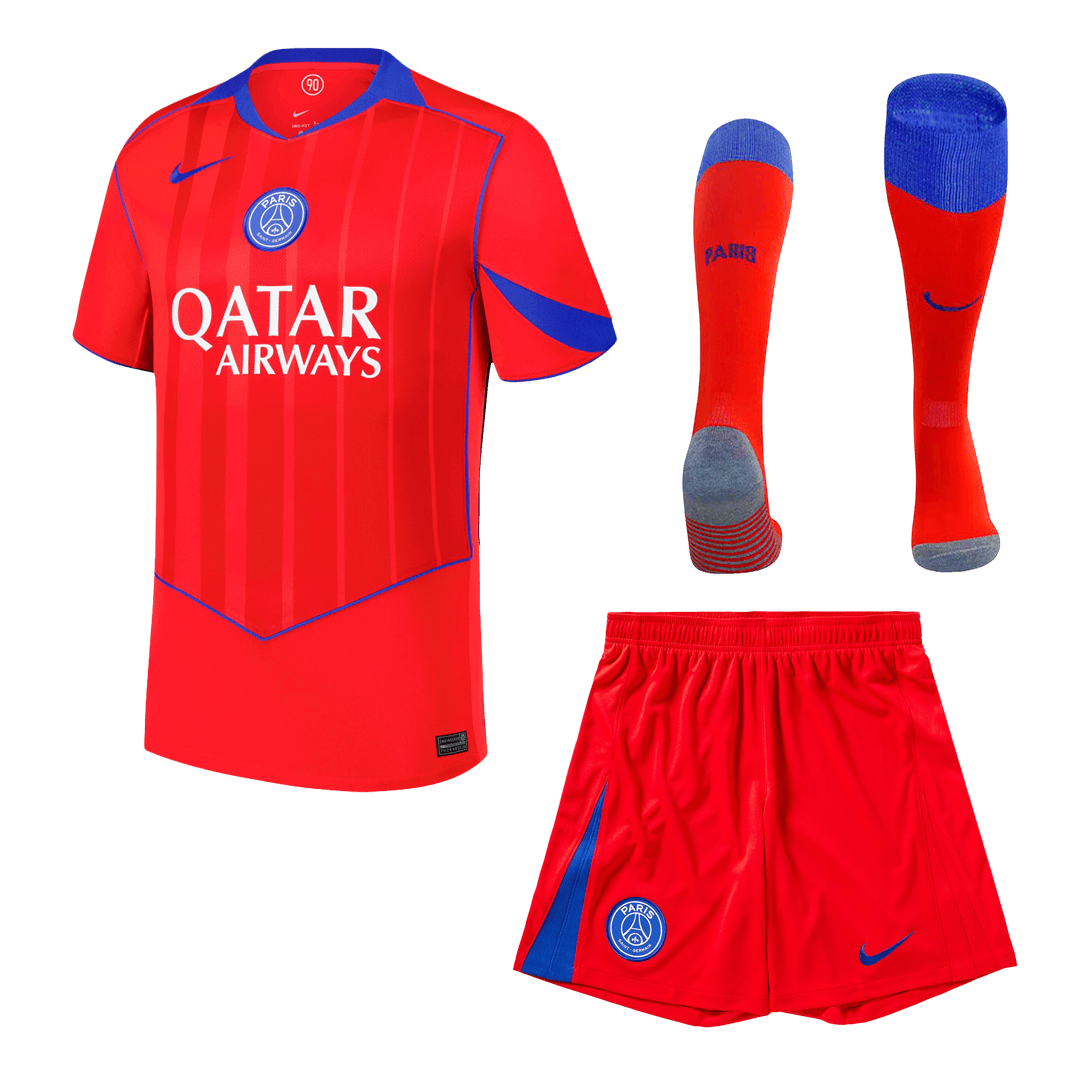 PSG Third Away Football Shirt Kit(Jersey+Shorts+Socks) 2025/26