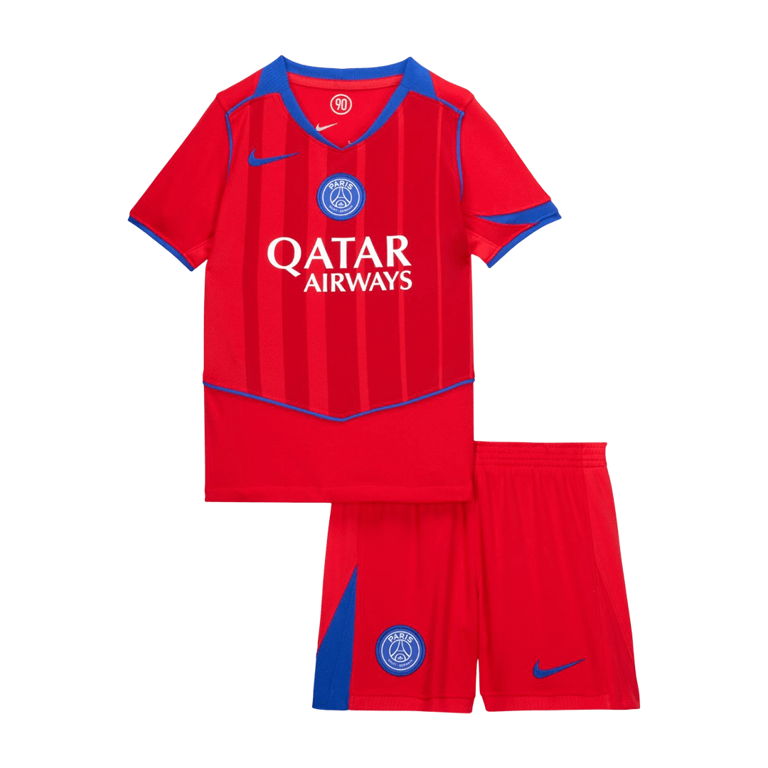 Kid's PSG Third Away Football Shirt Kit(Jersey+Shorts) 2025/26