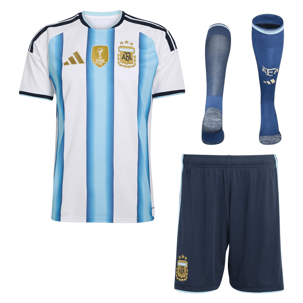 Argentina Home Football Shirt Kit(Jersey+Shorts+Socks) 2026