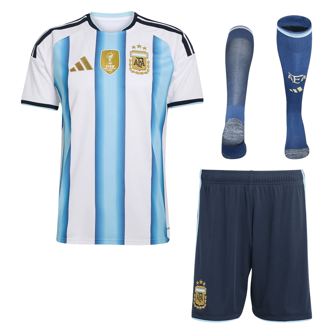 Argentina Home Football Shirt Kit(Jersey+Shorts+Socks) 2026