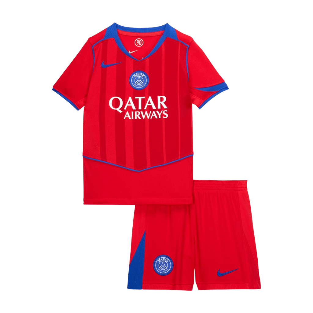 Kid's PSG Third Away Football Shirt Kit(Jersey+Shorts) 2025/26