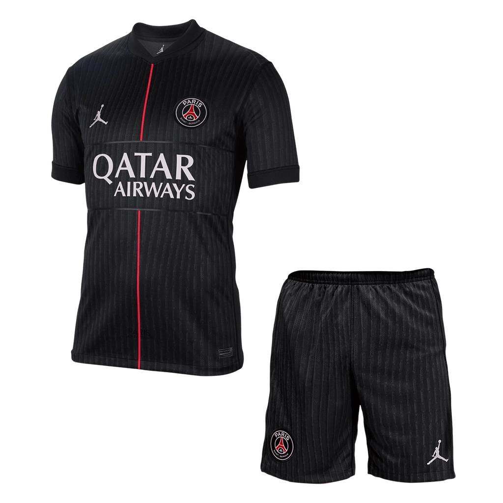 PSG Fourth Away Football Shirt Kit(Jersey+Shorts) 2025/26