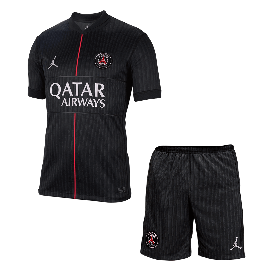 PSG Fourth Away Football Shirt Kit(Jersey+Shorts) 2025/26