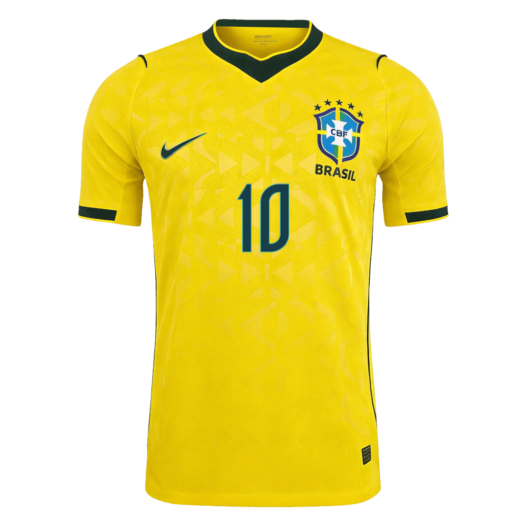 Authentic NEYMAR JR. #10 Brazil Home Soccer Jersey 2026