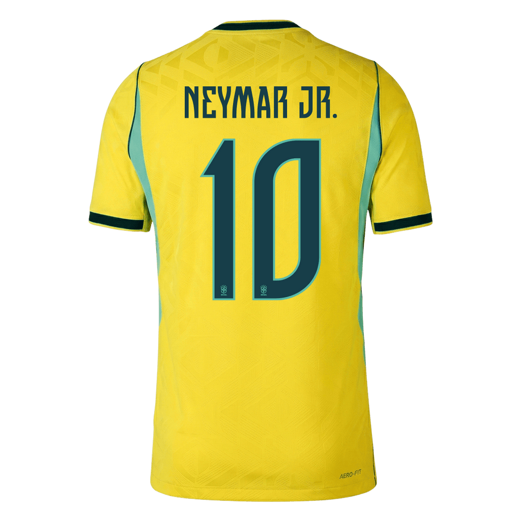 Authentic NEYMAR JR. #10 Brazil Home Soccer Jersey 2026