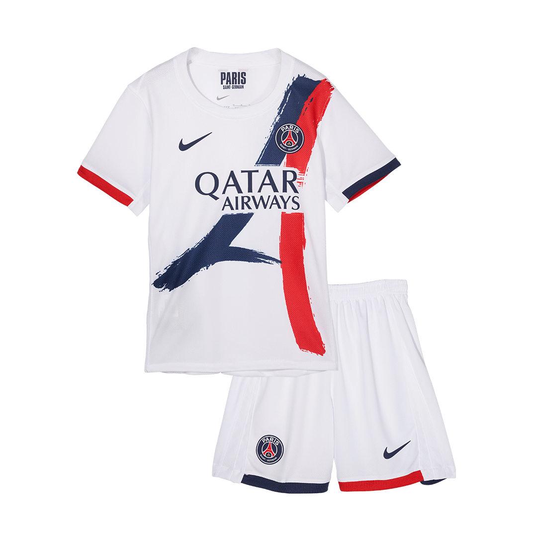Kid's PSG Away Football Shirt Kit(Jersey+Shorts)