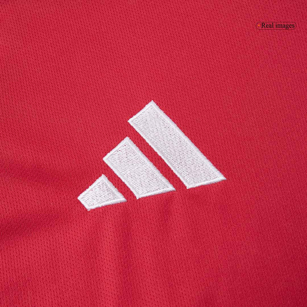 B.FERNANDES #8 Manchester United Home Football Shirt 2025/26 Red