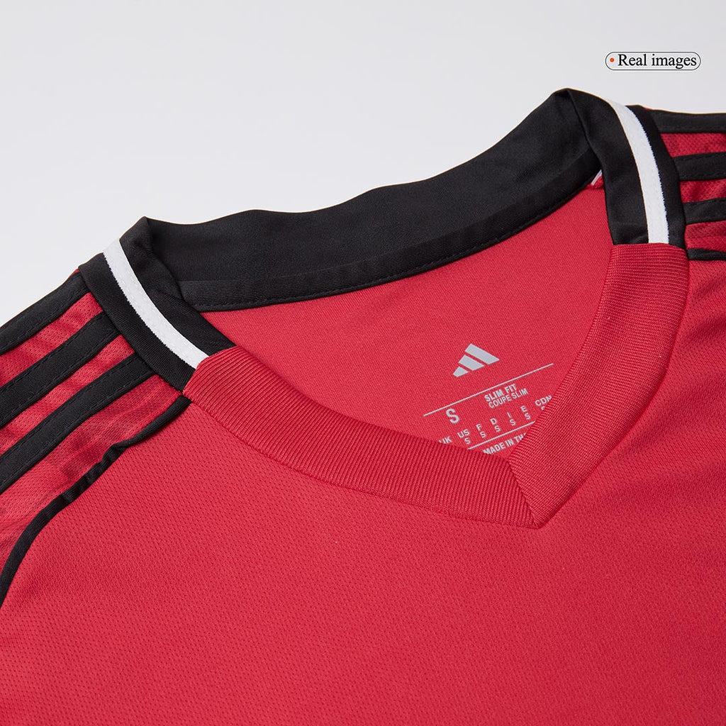 B.FERNANDES #8 Manchester United Home Football Shirt 2025/26 Red
