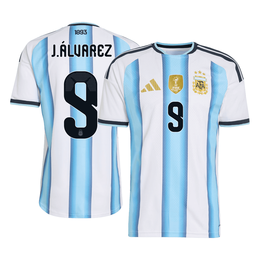 Player Version J.ÁLVAREZ #9 Argentina Home Football Shirt 2026