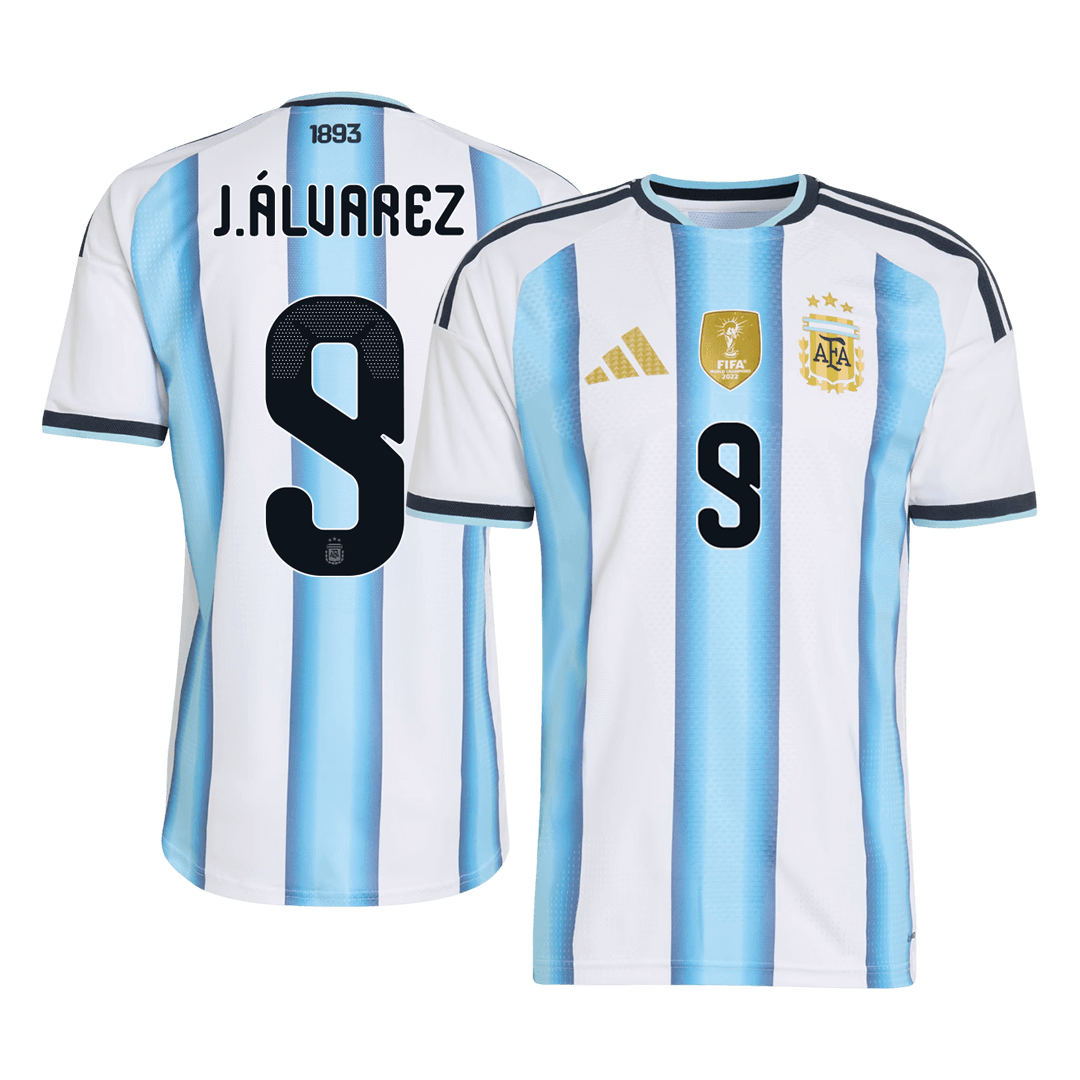 Player Version J.ÁLVAREZ #9 Argentina Home Football Shirt 2026