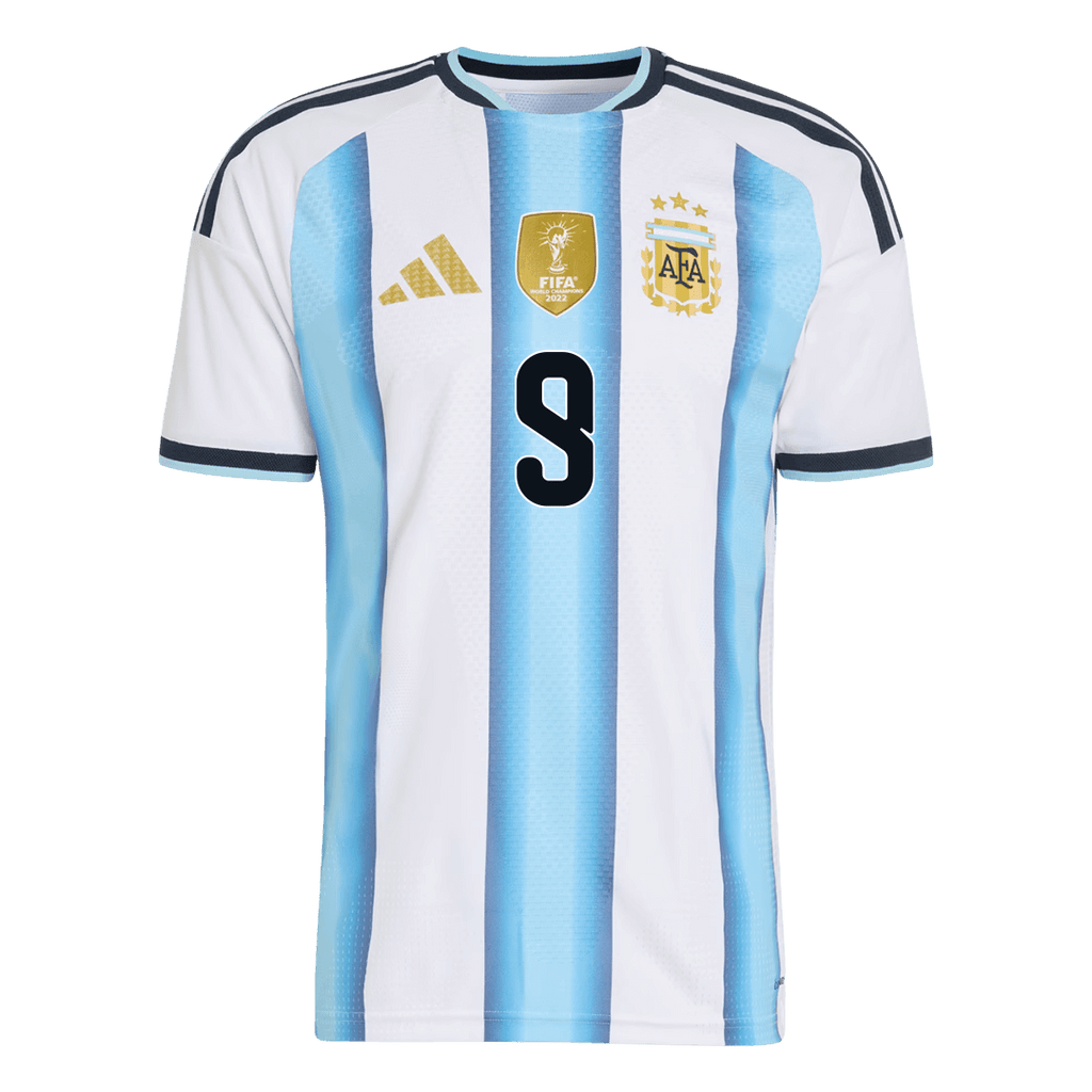 Player Version J.ÁLVAREZ #9 Argentina Home Football Shirt 2026