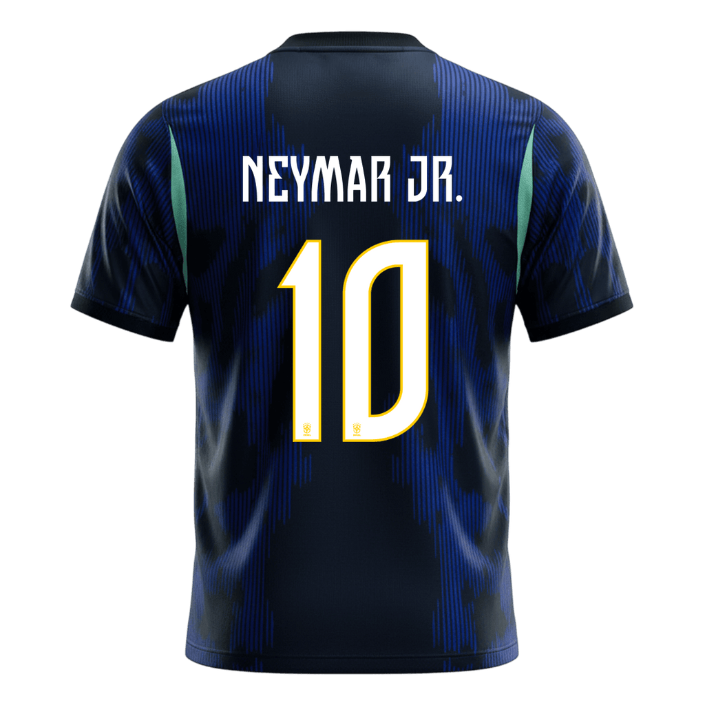 NEYMAR JR. #10 Brazil Away Soccer Jersey World Cup 2026 Navy