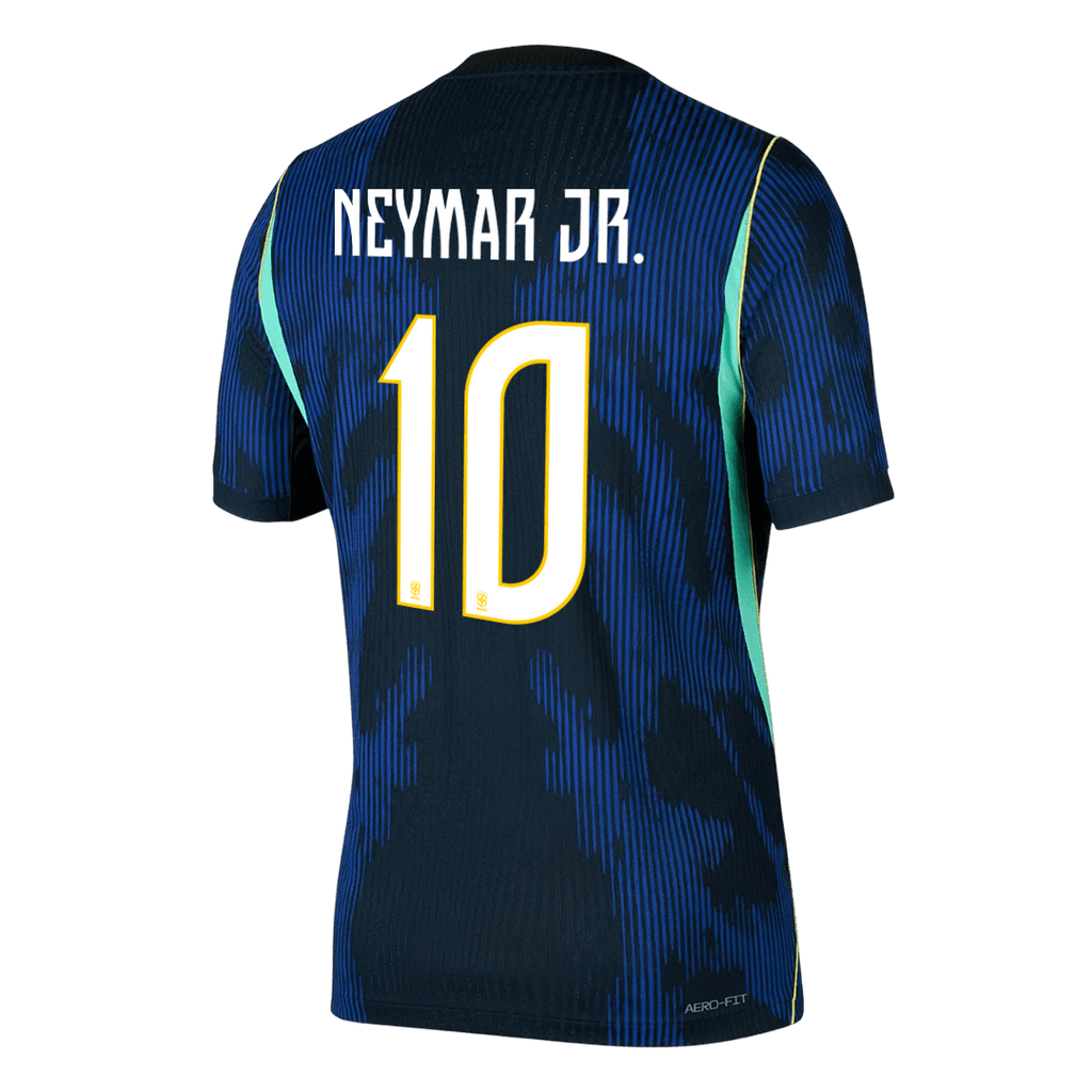 Authentic NEYMAR JR. #10 Brazil Away Soccer Jersey 2026